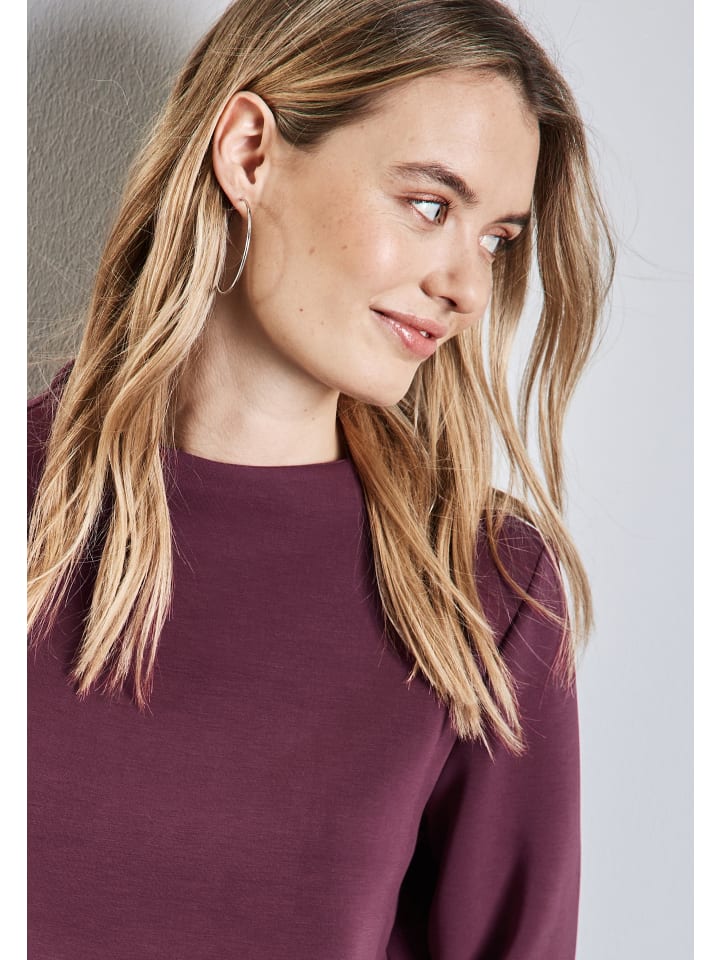 

Футболка Street One, цвет silk-look shirt' lila