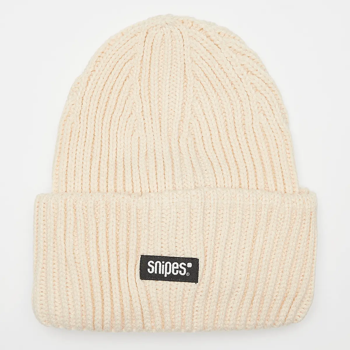 

Шапка SNIPES Woven Logo Knit Beanie, бежевый