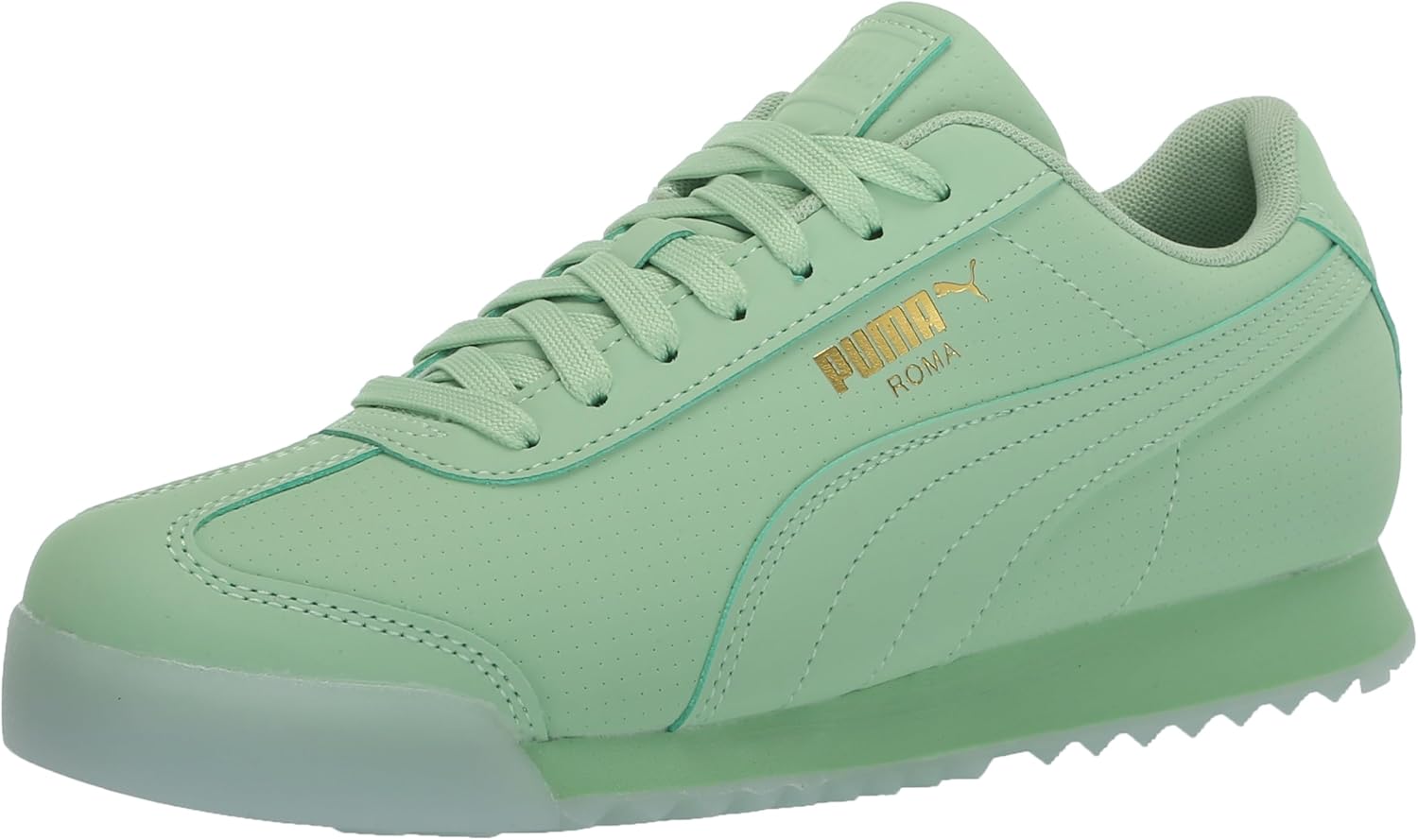 Кроссовки Puma Unisex-Child Roma, зеленый/голубой