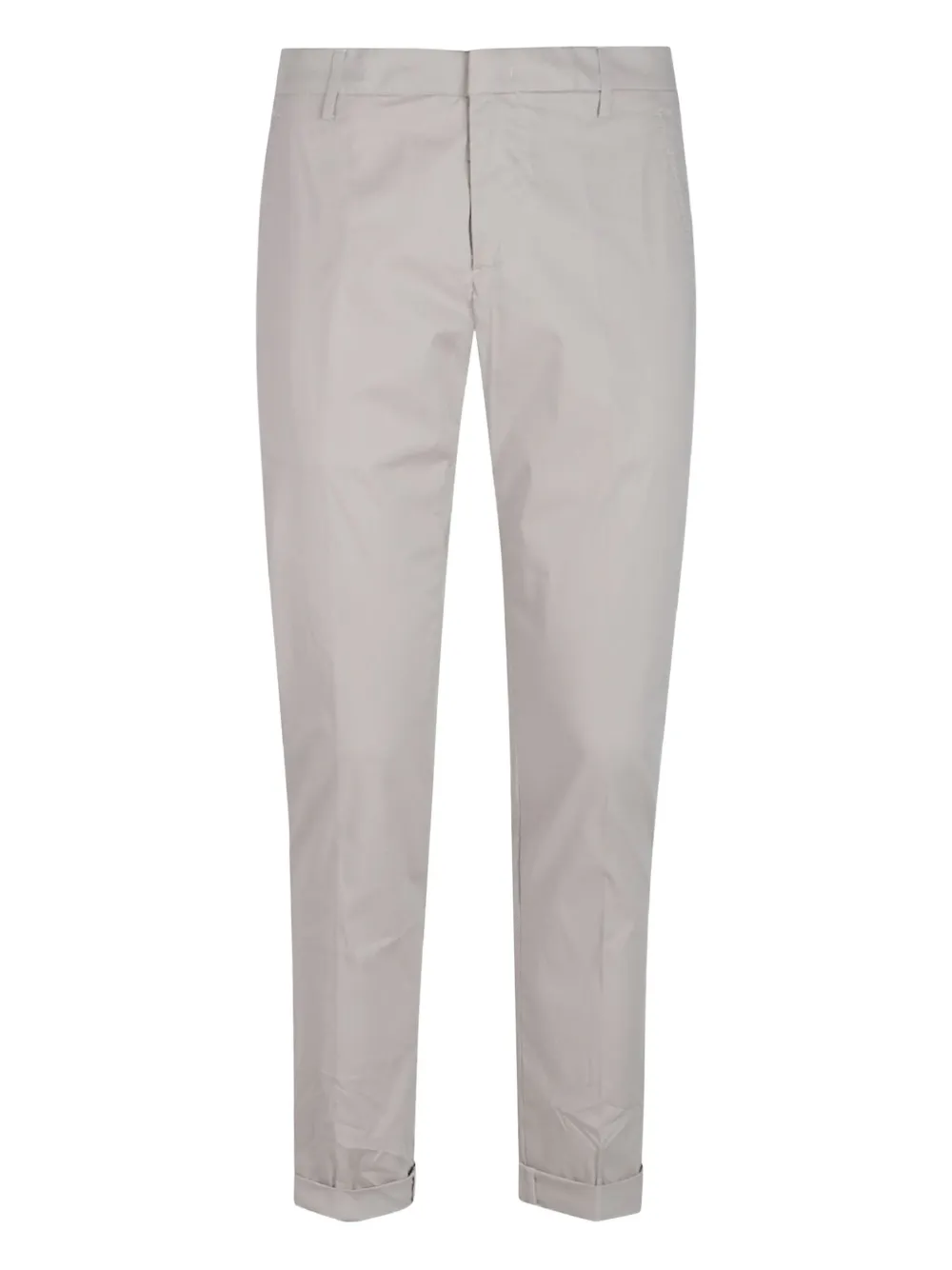 

Брюки прямого кроя с защипами и манжетами DONDUP, нейтральный