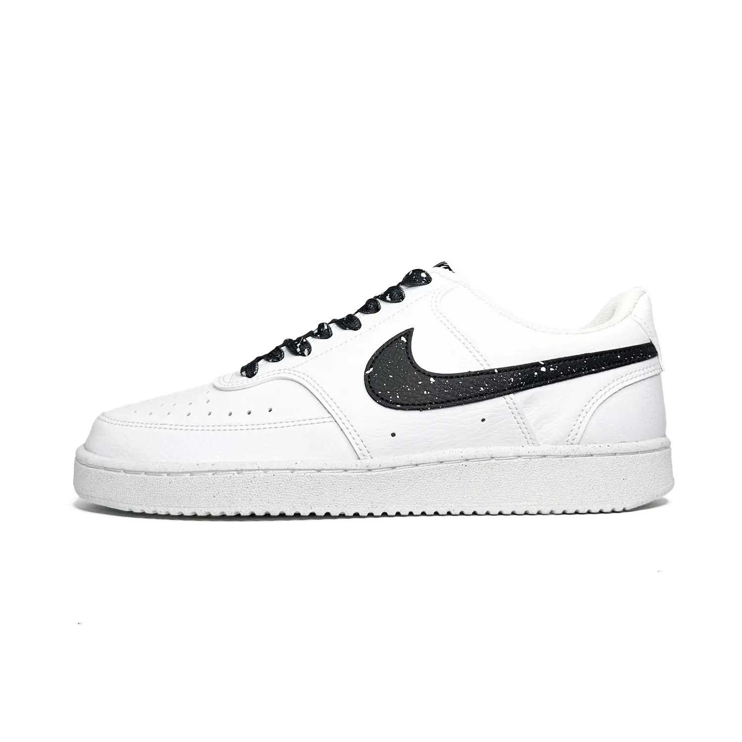 

Nike Кроссовки Court Vision 1 для скейтбординга, износостойкие, низкие, мужские, белые, черные