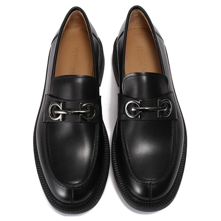 Ferragamo Феррагамо повседневные туфли 3,5 см мужские черные — фото 4