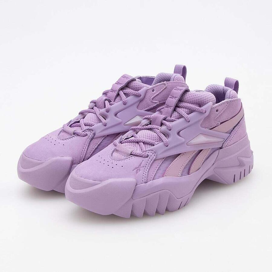 Кроссовки Reebok X Cardi B Club C V2, фиолетовые, женские — фото 3