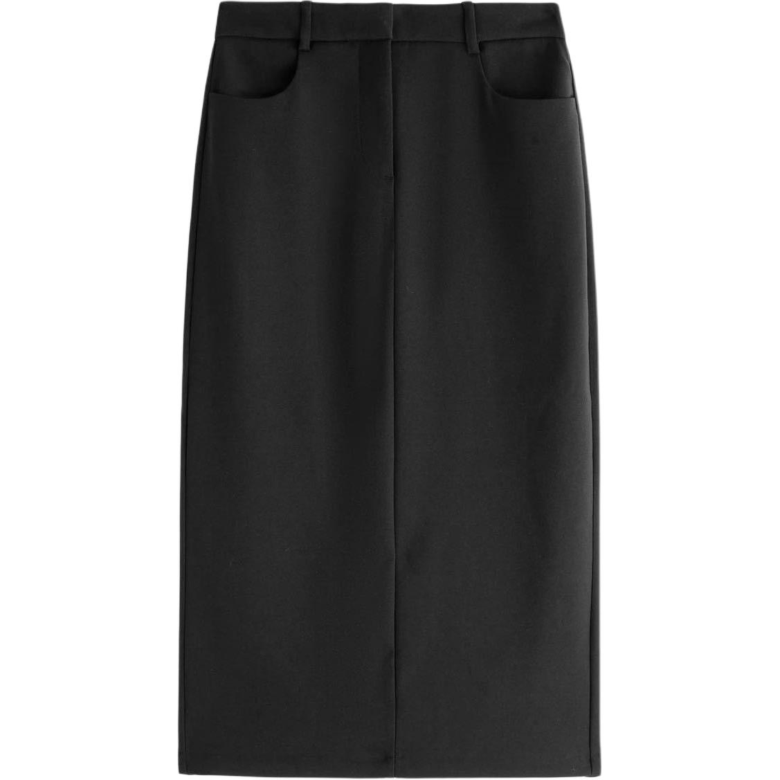 

Abercrombie＆Fitch Повседневная длинная юбка женская черная