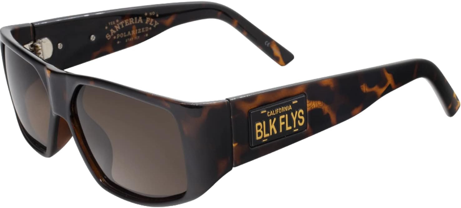 

Солнцезащитные очки BLACK FLYS Santeria Fly/Cali Plate, Helldorado, Hawaii Warrior Plate 58-16-145 black flys eyeglasses, A6 California Plate Shiny Tortoise W/ Polarized Brown Lens