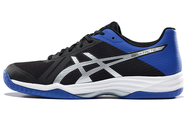 

Кроссовки для бега Gel-Tactic мужские с низким верхом, черные/синие Asics