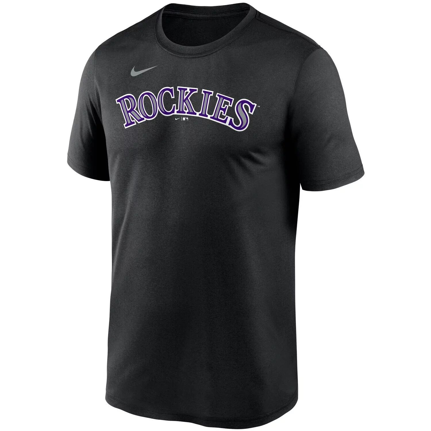 

Мужская черная футболка с надписью Colorado Rockies Legend Legend Nike, Черный, Мужская черная футболка с надписью Colorado Rockies Legend Legend Nike