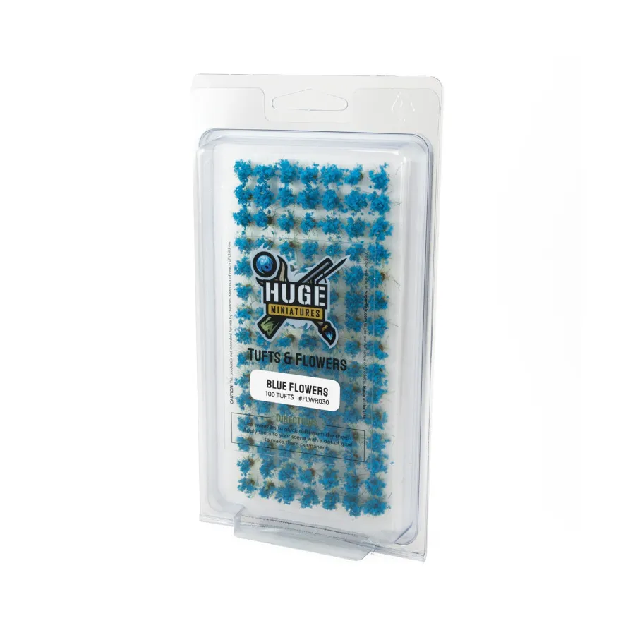 

Цветочные Пучки - Синий, Miniature Basing Tufts (Huge Miniatures)