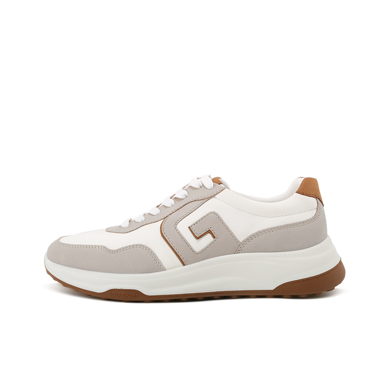 

Низкие повседневные туфли мужские GOLF, White+Gray