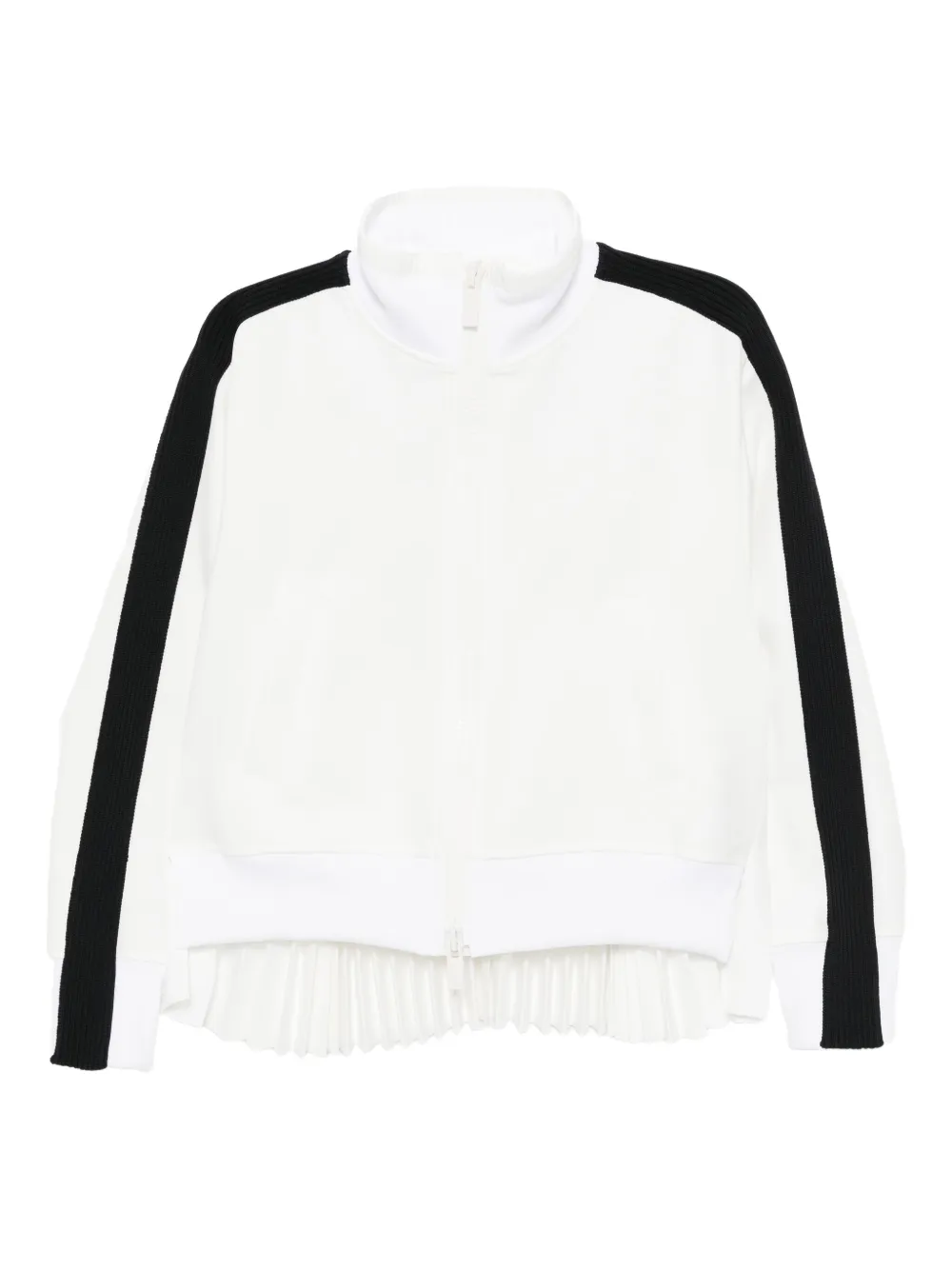 

Куртка с плиссированным краем SACAI, белый