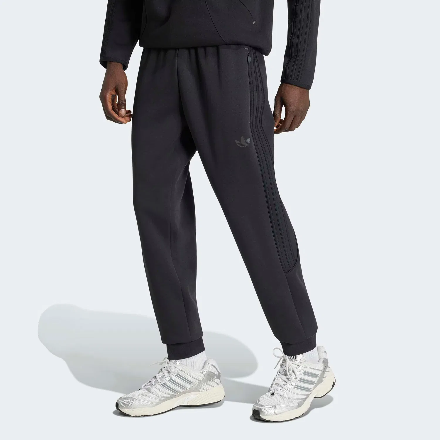 Зауженные брюки Adidas Originals Spacer черного цвета — фото 3