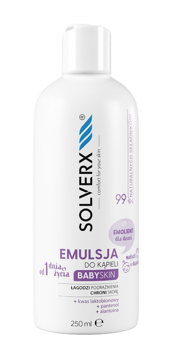 

Эмульсия для ванн для детей Solverx Baby Skin, 250 мл