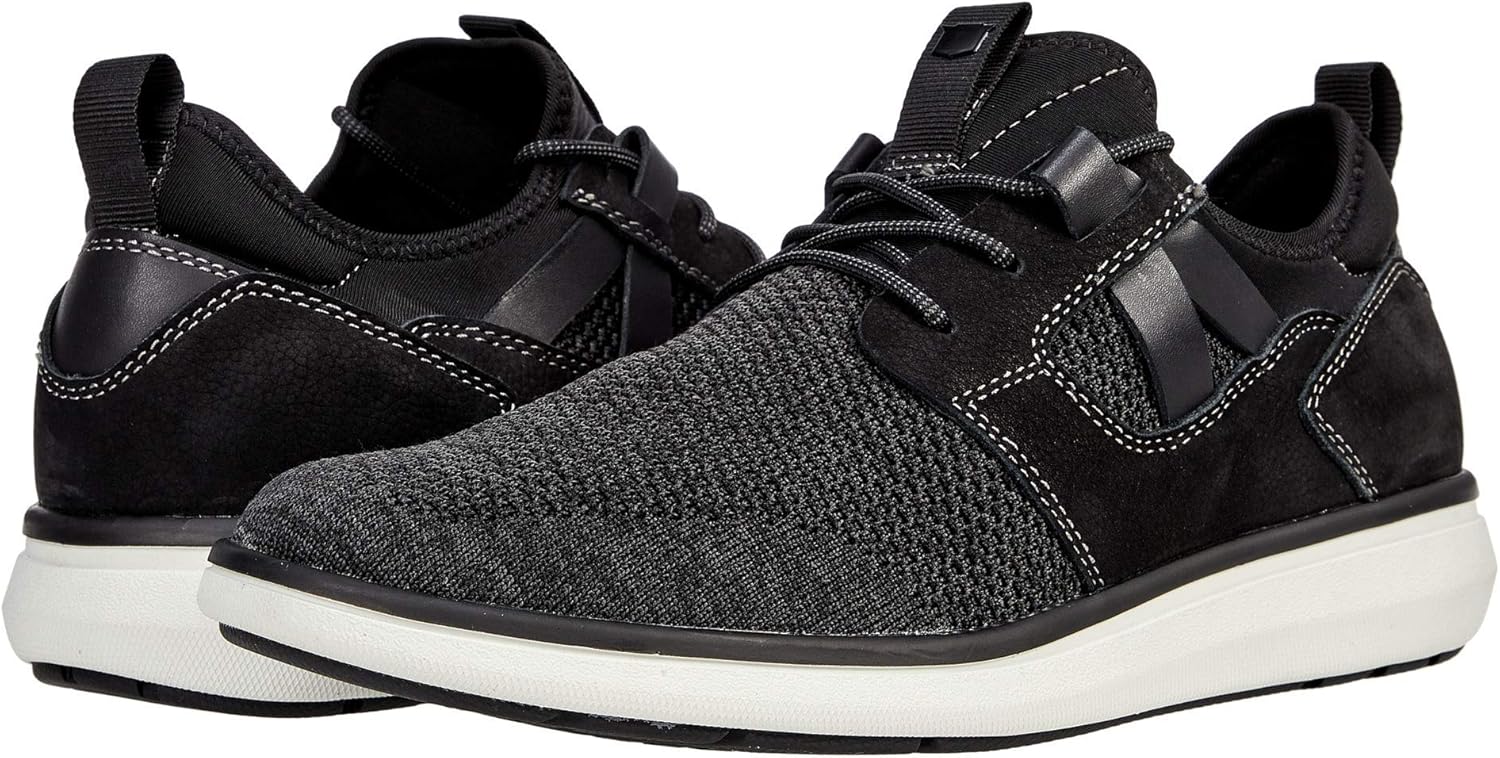 

Мужские туфли Florsheim, Venture Knit, оксфорды с гладким носком, черный