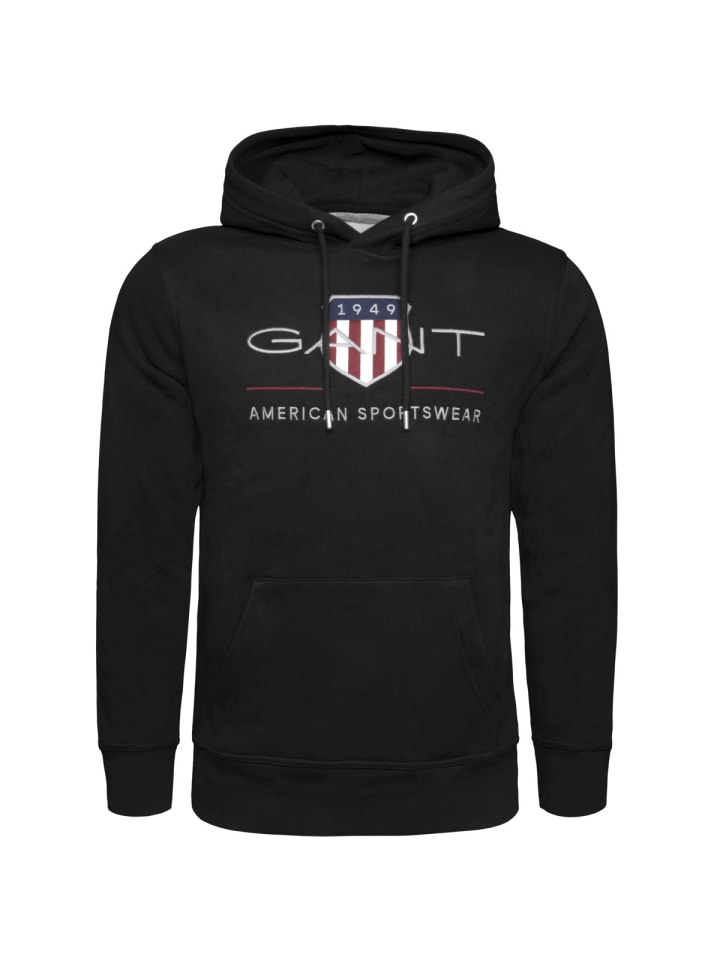 

Толстовка Reg Archive Shield черного цвета Gant