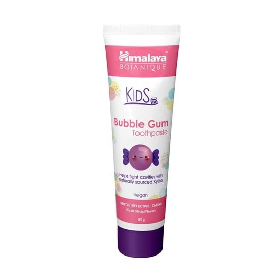 

Детская зубная паста Bubble Gum, 80 г Himalaya, Botanique Kids