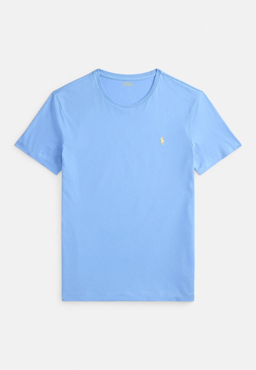 Футболка Polo Ralph Lauren CUSTOM SLIM FIT JERSEY CREWNECK T-SHIRT, Bristol Blue/C1359/Light Blue — фото 4