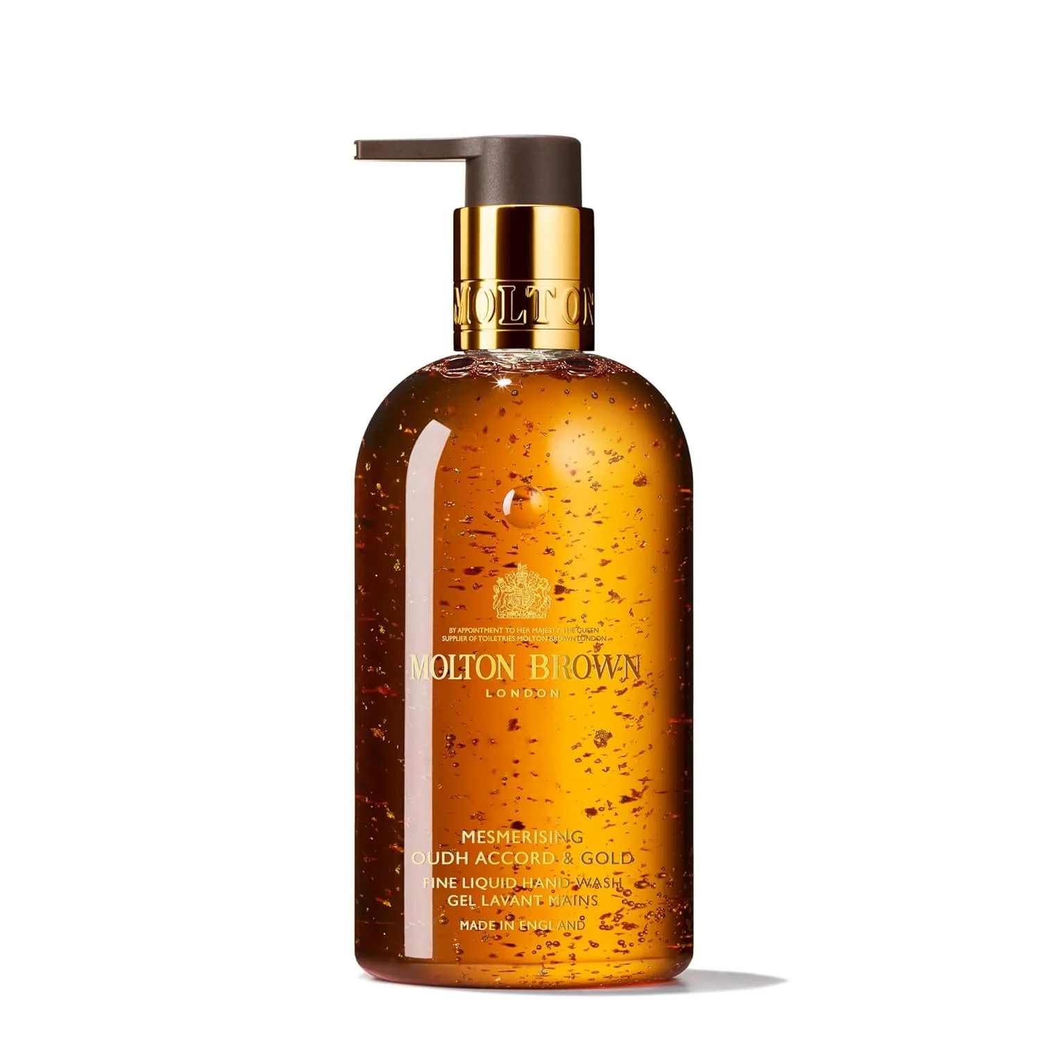 Жидкое мыло для рук Molton Brown Mesmerising Oudh Accord & Gold Fine, 10 жидких унций., Multicolor