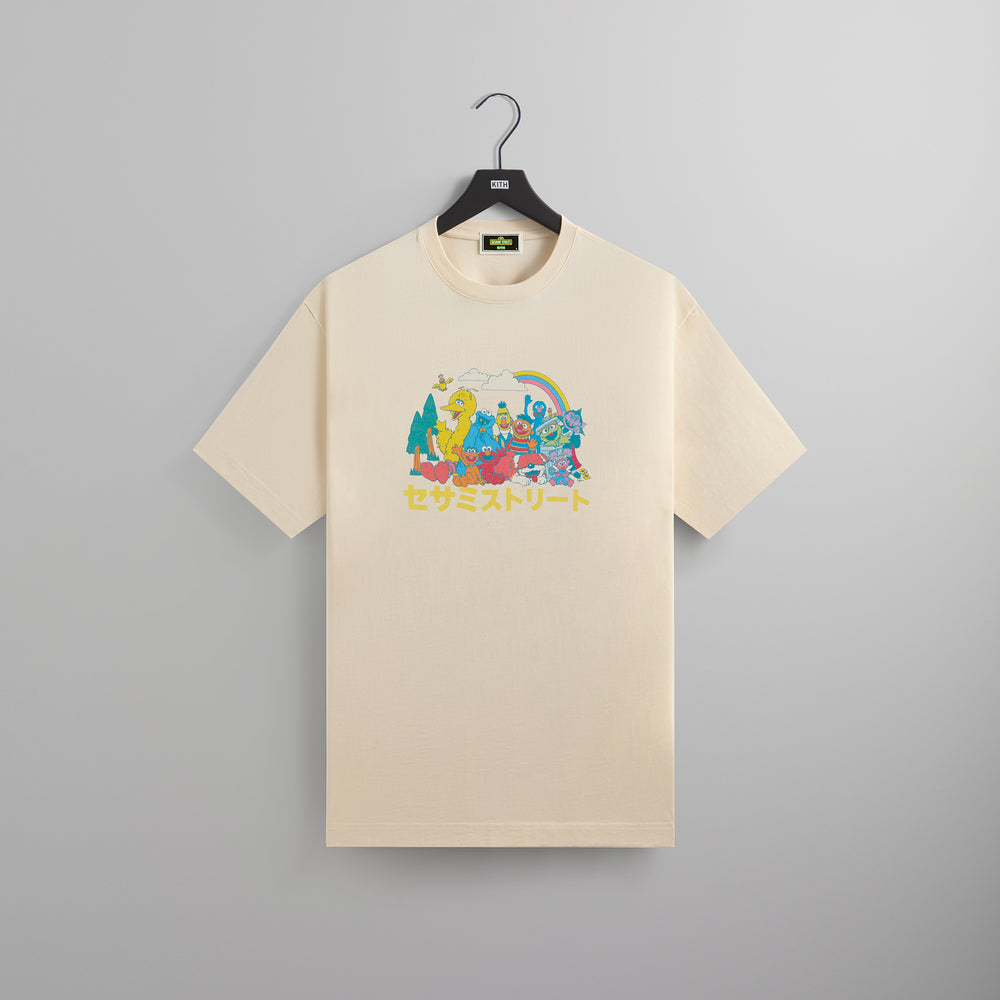 

Футболка Kith for Sesame Street Camp Vintage Tee, цвет Waffle