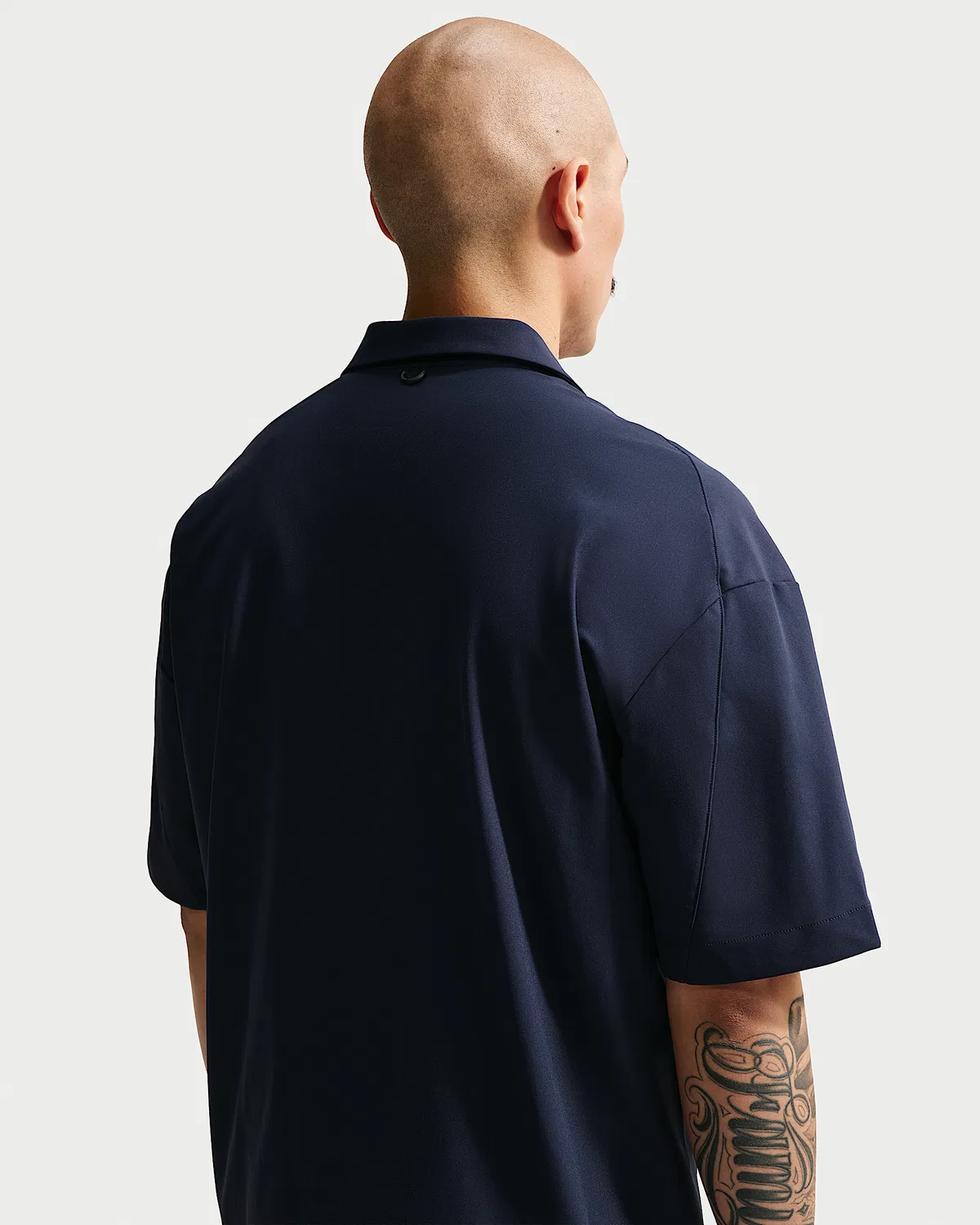 Мужская рубашка Dri-FIT UV на пуговицах Nike 24.7 PerfectStretch, Obsidian/Black/Dark Obsidian — фото 2