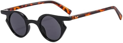 

2027 Сексуальные круглые солнцезащитные очки для женщин, модные солнцезащитные очки в маленькой оправе с защитой от УФ-излучения UV400, панк-стиль, ретро-очки UV400 MTZJH, C1black-black