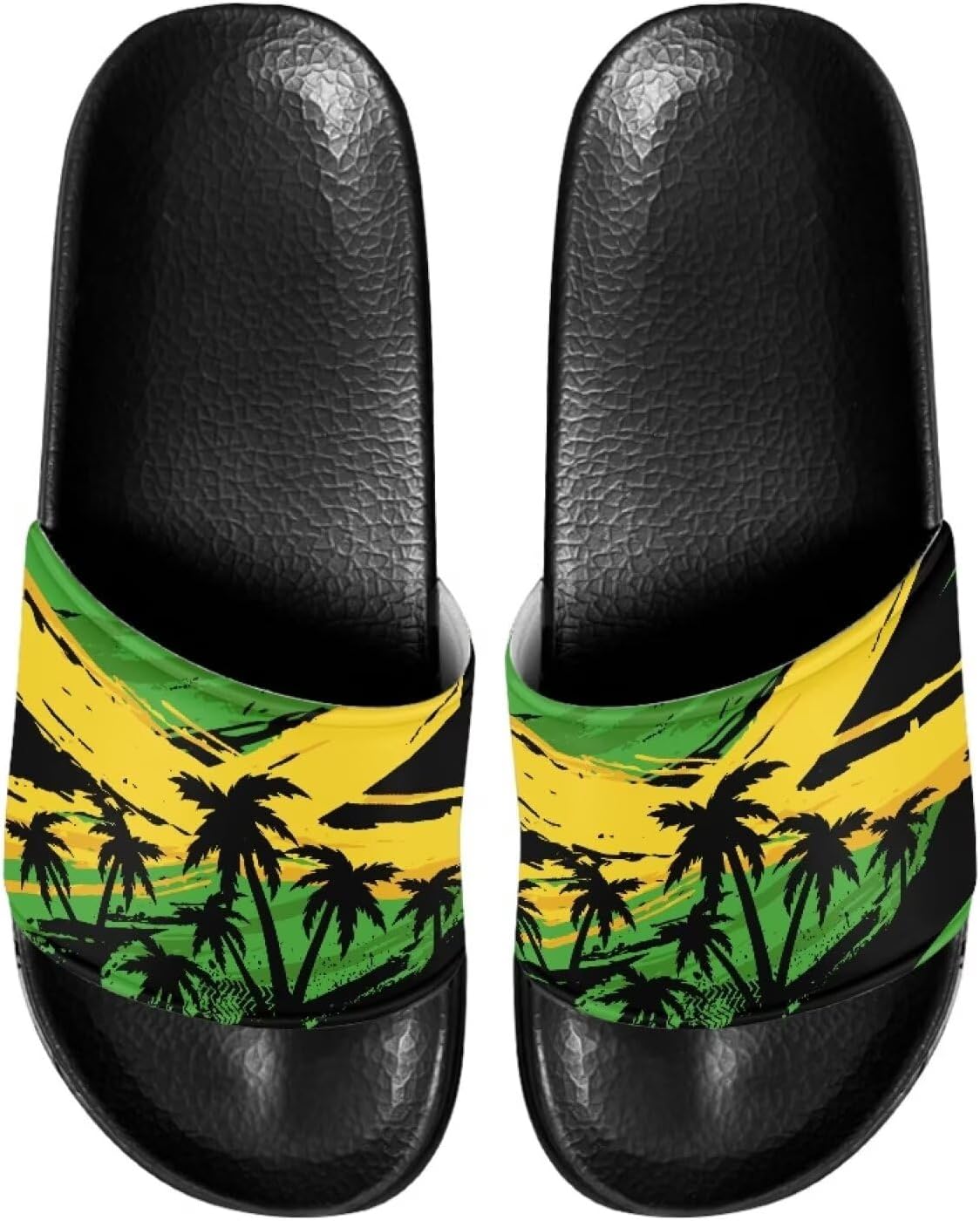 

Сандалии-шлепанцы Mintulipy унисекс для взрослых, летние тапочки для женщин и мужчин, нарядные и удобные женские сандалии, Jamaican Palm Tree
