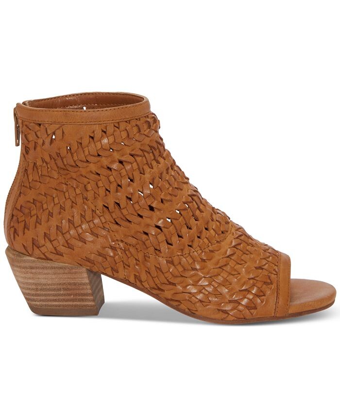 Женские тканые босоножки на каблуке с открытым носком Mofira Lucky Brand, цвет Tan Leather — фото 2