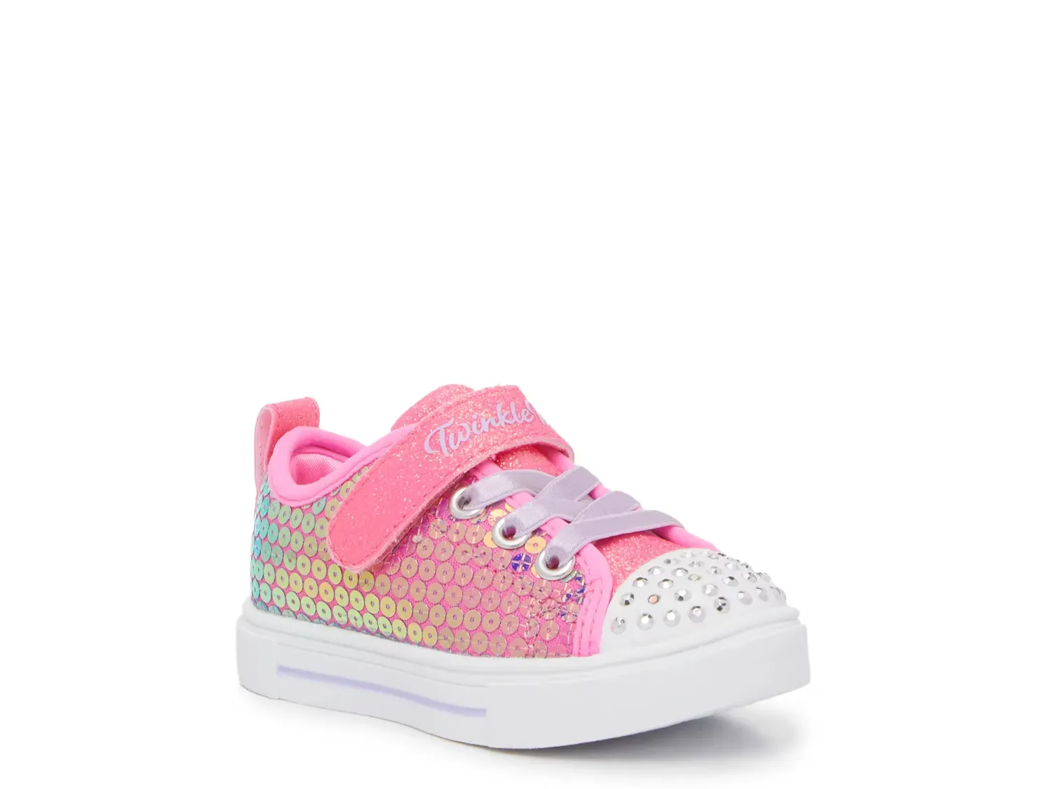 

Светящиеся кроссовки Twinkle Sparks - детские Skechers, Pink/Multicolor