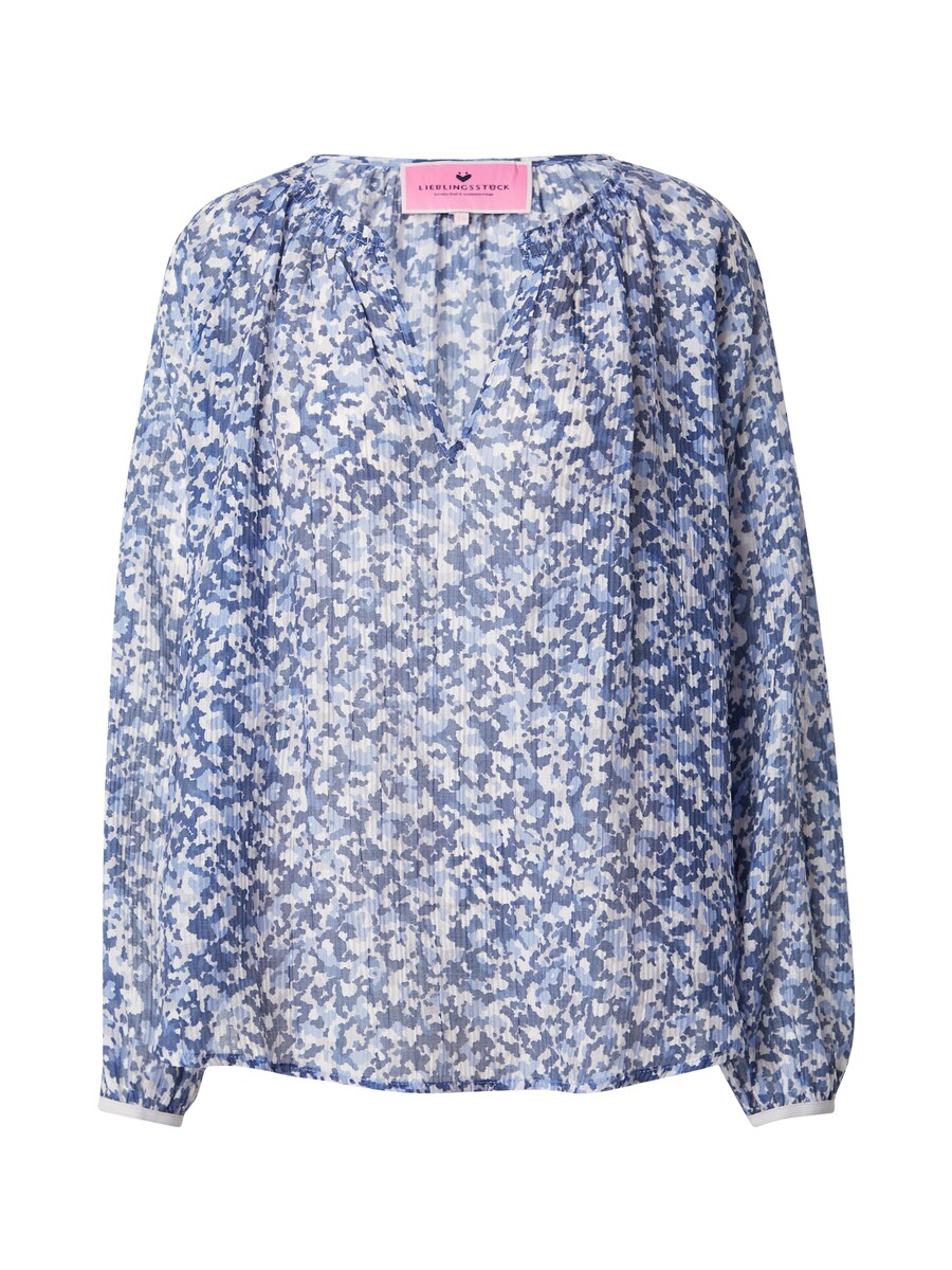 

Блуза LIEBLINGSSTÜCK Ezrona, цвет Smoke blue/Dark blue