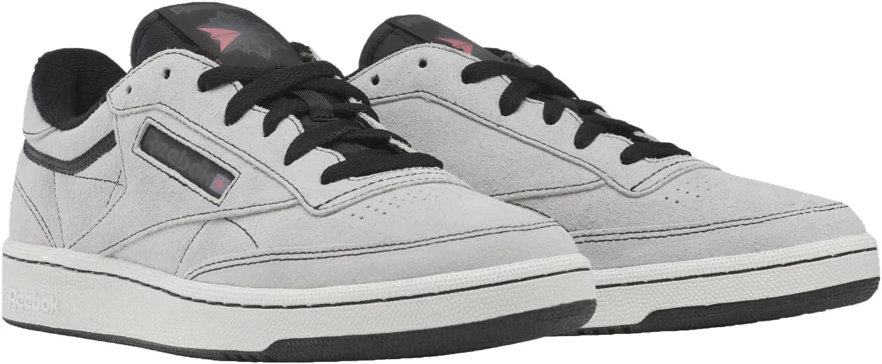 

Кроссовки Reebok Club C 85 Vintage для взрослых, унисекс, серый/черный