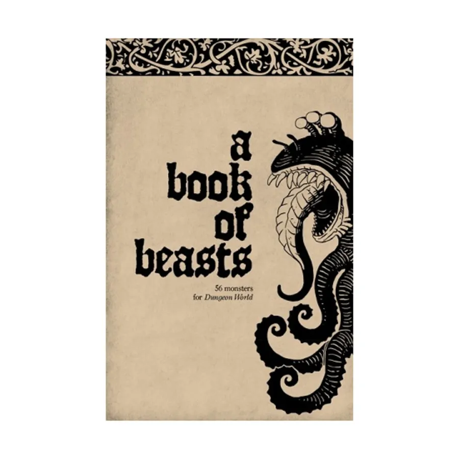 

Book of Beasts, A, Dungeon World (Lampblack & Brimstone), мягкая обложка