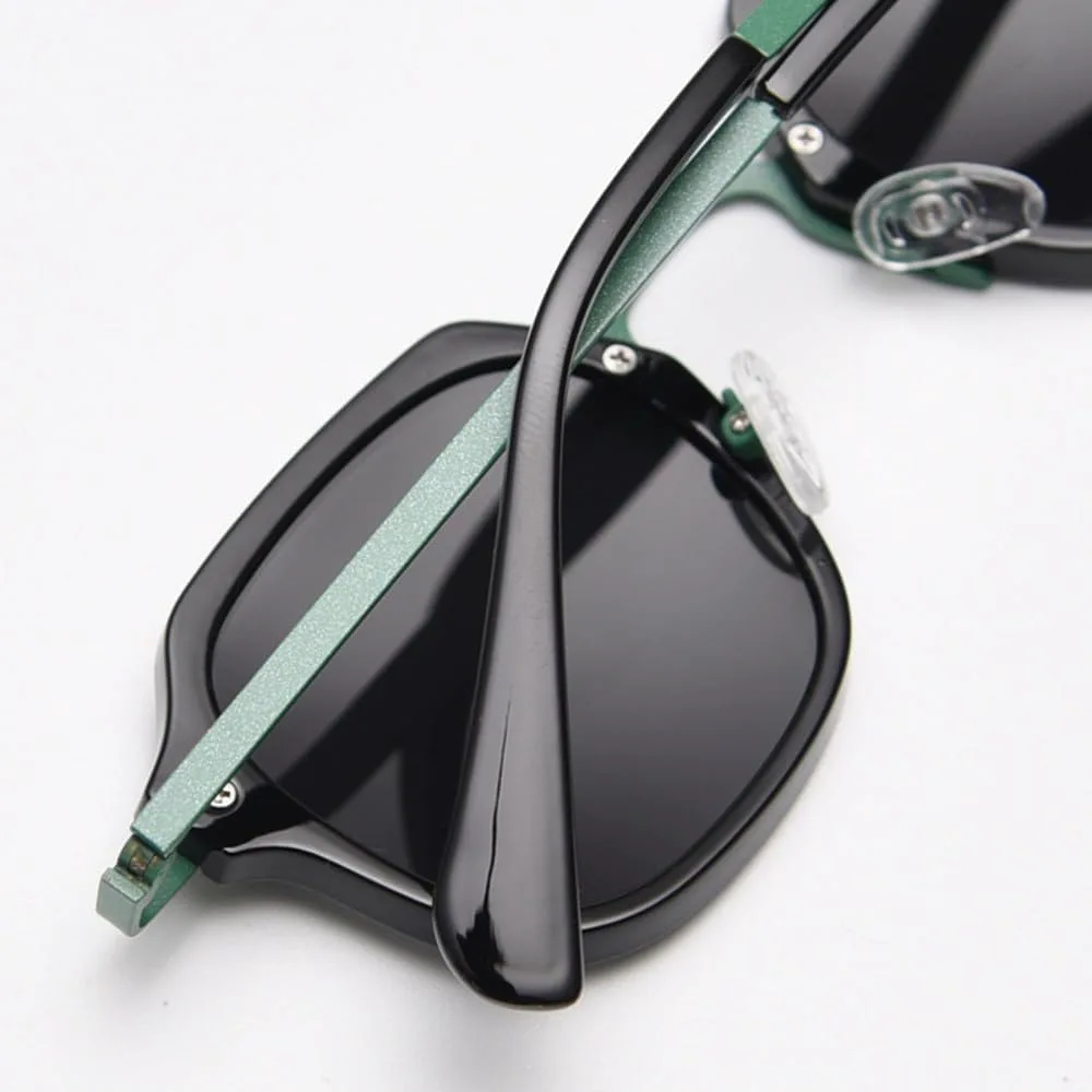 

женские винтажные солнцезащитные очки мужские ретро летние мужские солнцезащитные очки для женщин панк стиль металлические UV400 TKKTLLT, Black Gold Frame