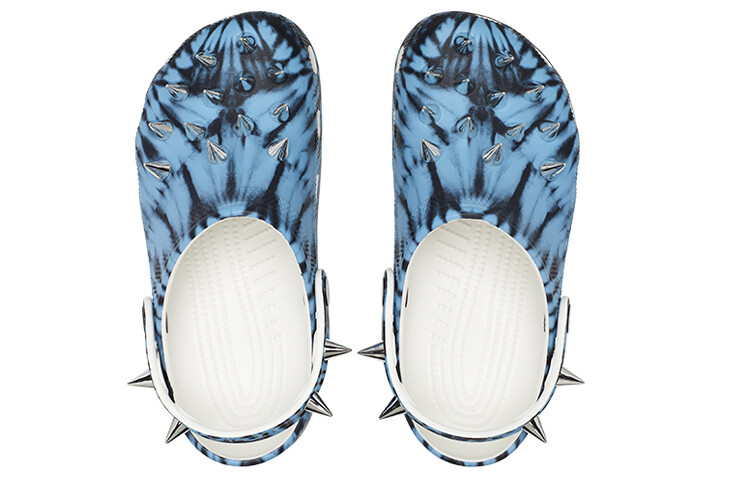 Сабо Crocs Classic Rebel Clogs 'Blue White' Women's — фото 2