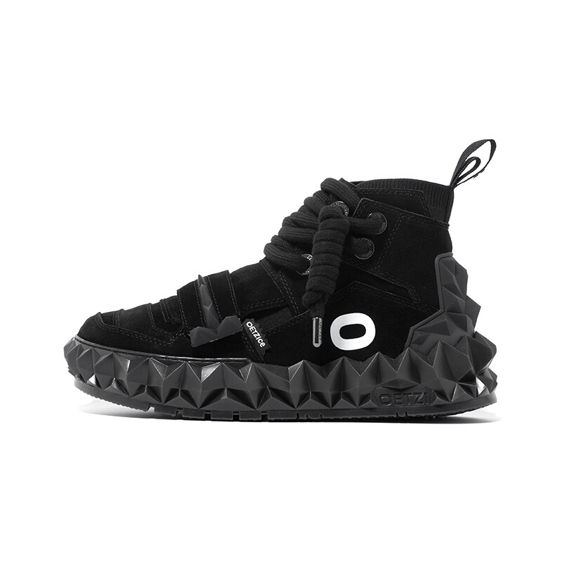 

Кроссовки OETZI Stylish Skateboarding Shoes Unisex High-top Black, черный