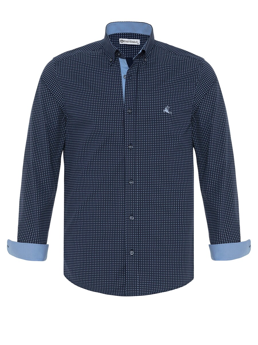 

Рубашка обычного кроя на пуговицах Dandalo Cristophe, цвет Blue/Navy