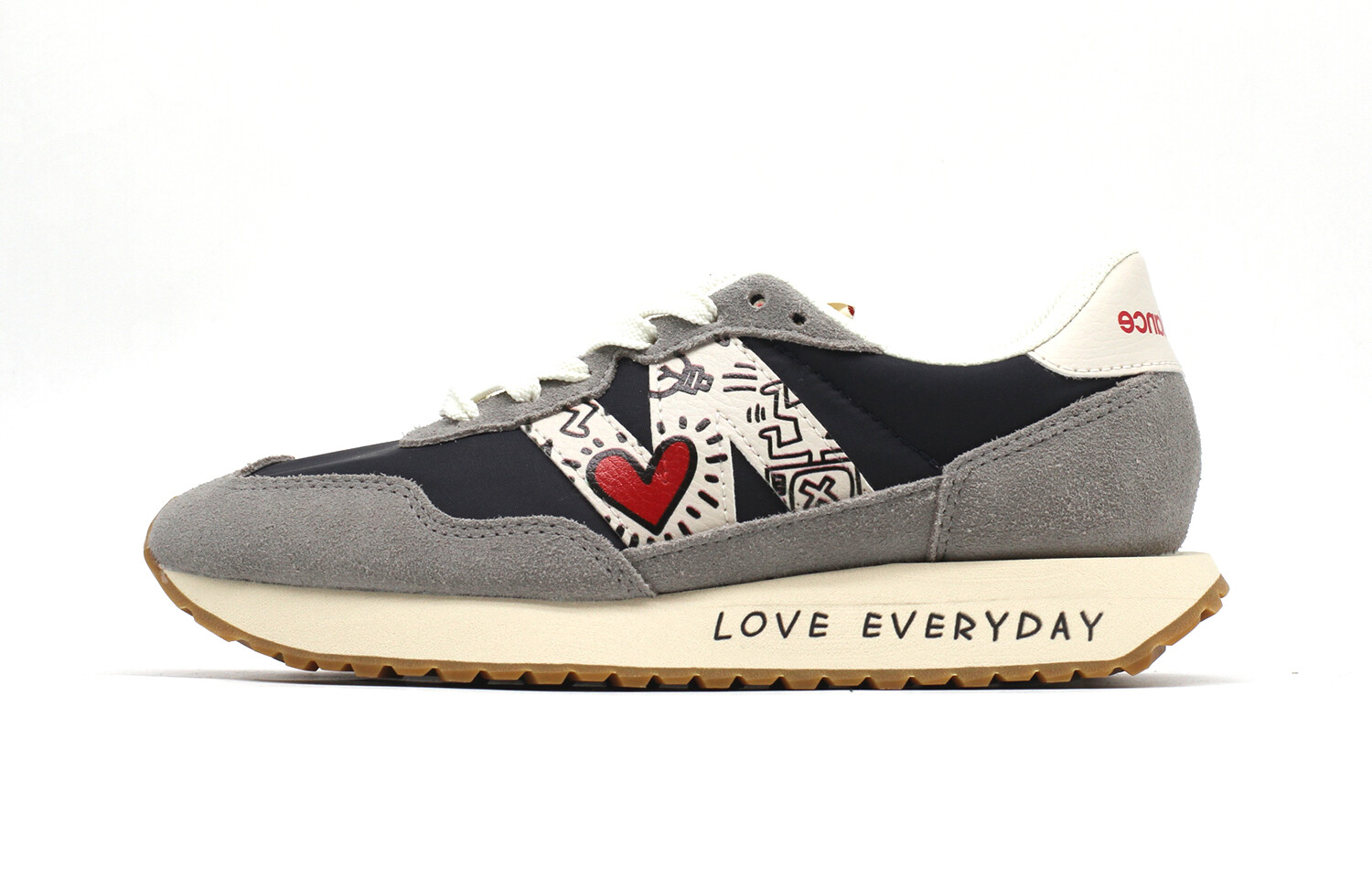 

Кроссовки NB 237 унисекс с низким верхом серые/белые/синие New Balance