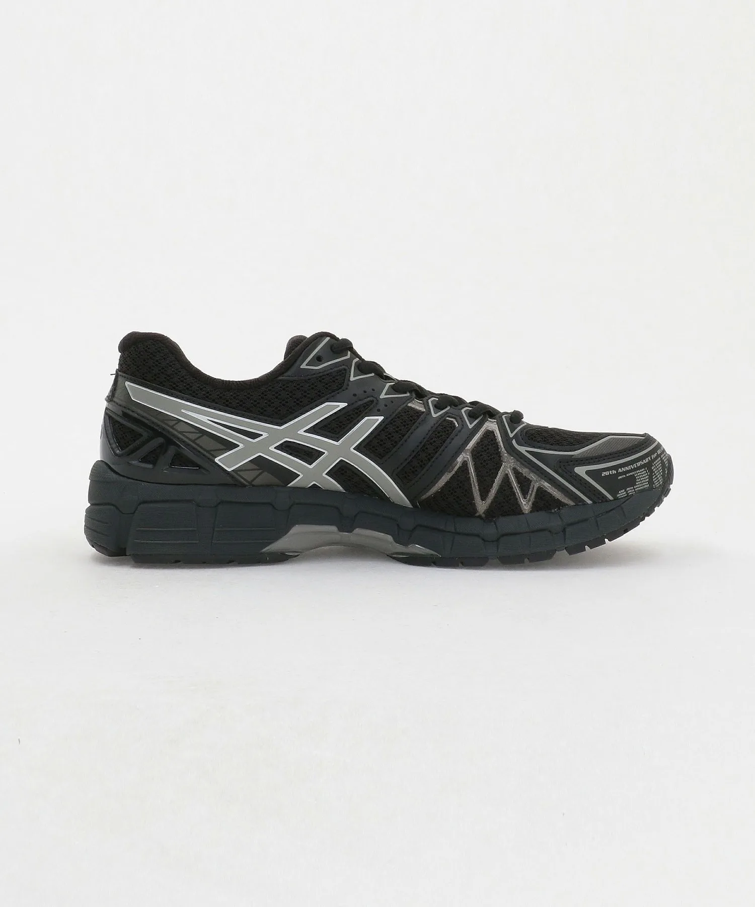 Мужские кроссовки с гелевой амортизацией GEL KAYANO 20 ASICS SportStyle черные — фото 4