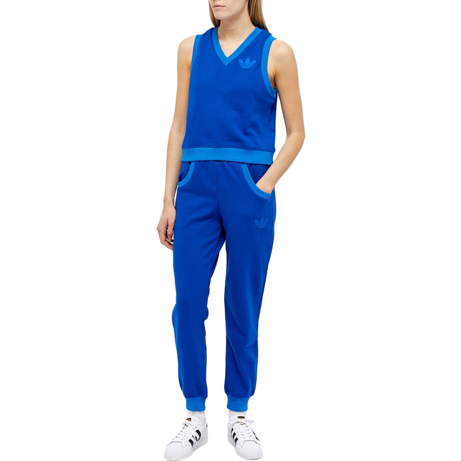 Жилет женский синий Adidas Originals — фото 2