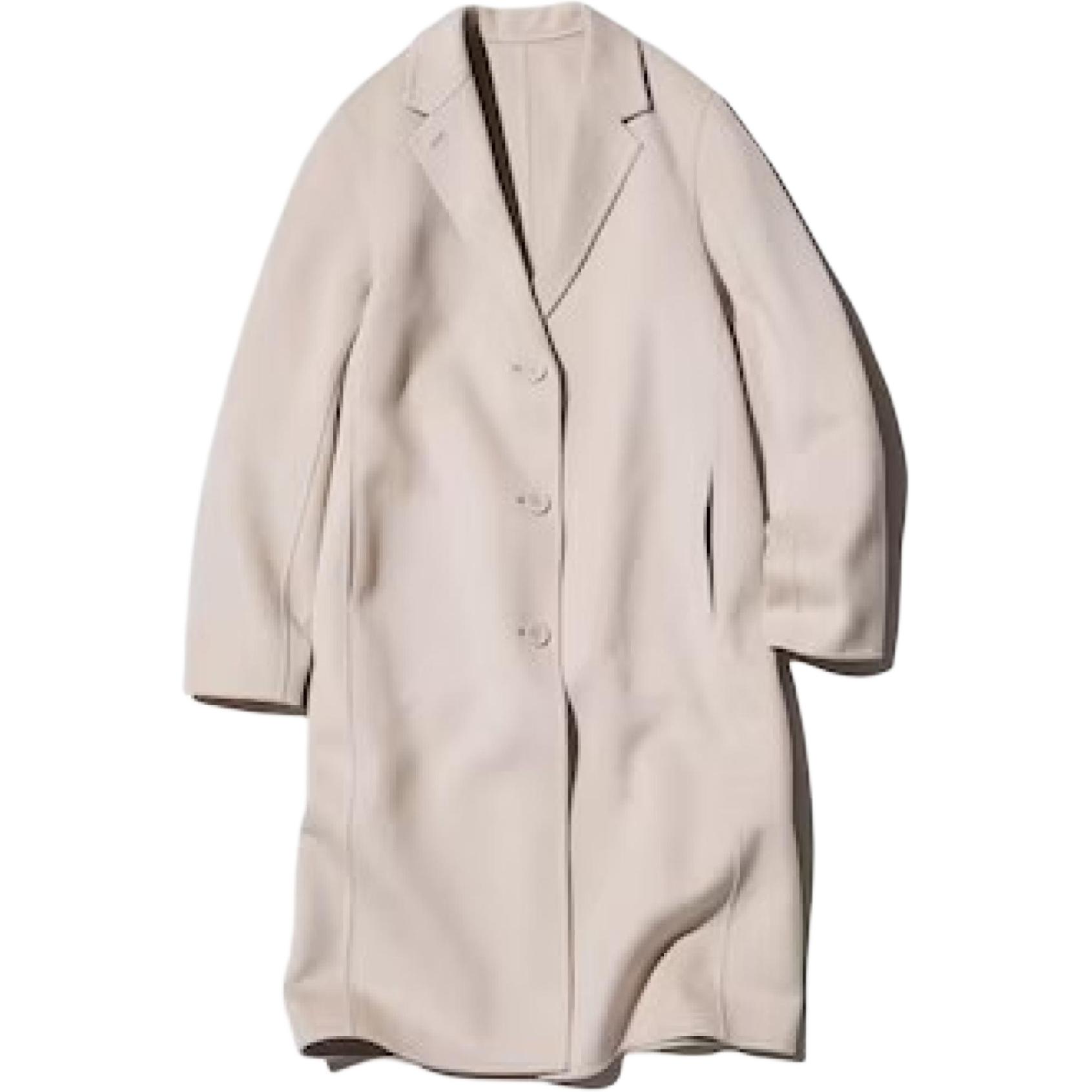 

UNIQLO Женское светло-бежевое пальто, Light Beige