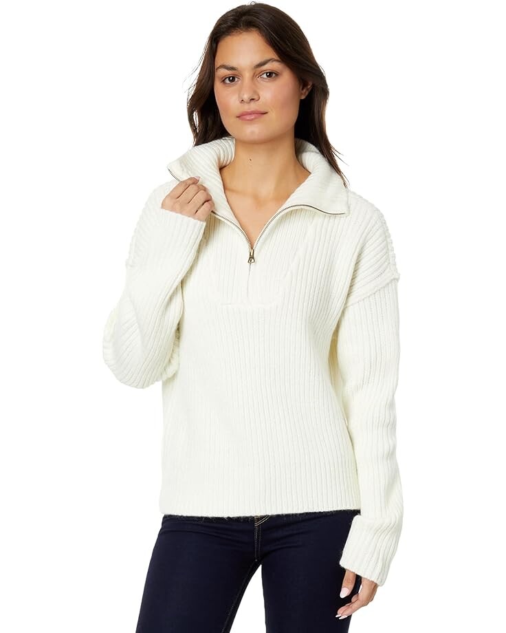

Свитер Lucky Brand 1/2 Zip Pullover, цвет Whisper White