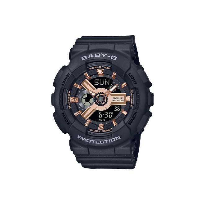 

CASIO Часы Women's BABY-G Black Watch BA-110XRG-1AJF, Black Dial