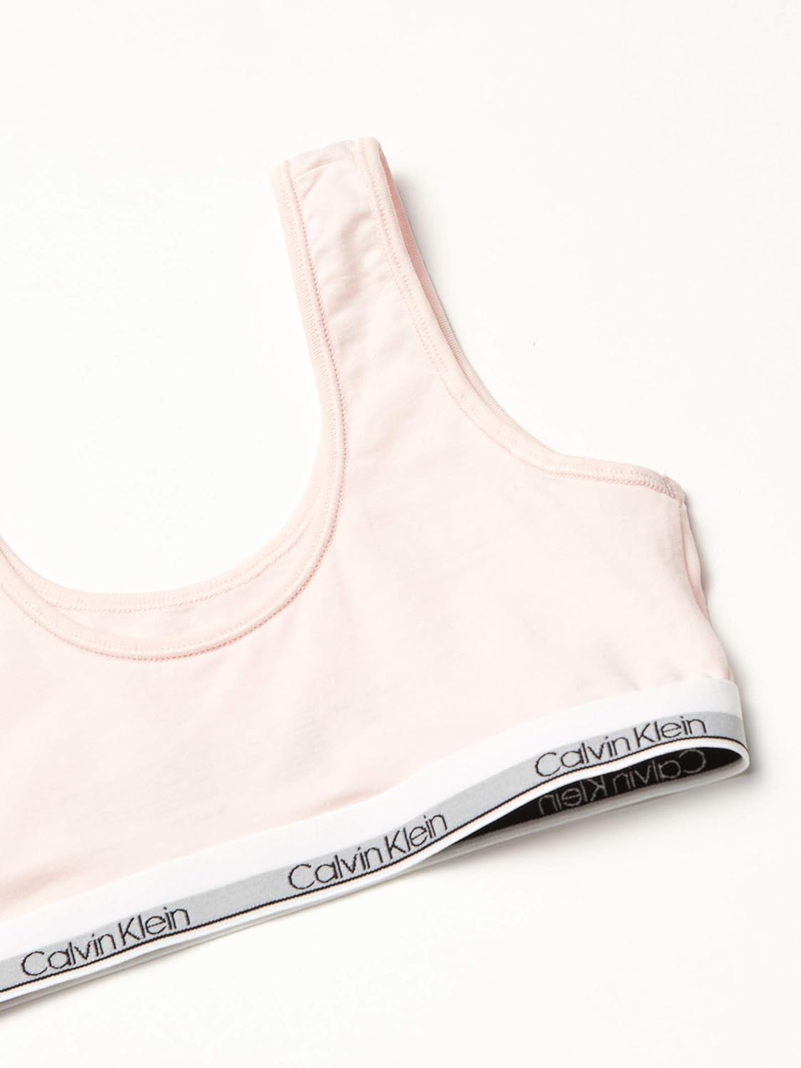 Бюстгальтеры-бралетты Calvin Klein Girls Modern, упаковка и поштучно, 2 Pack - Heather Grey, White — фото 2