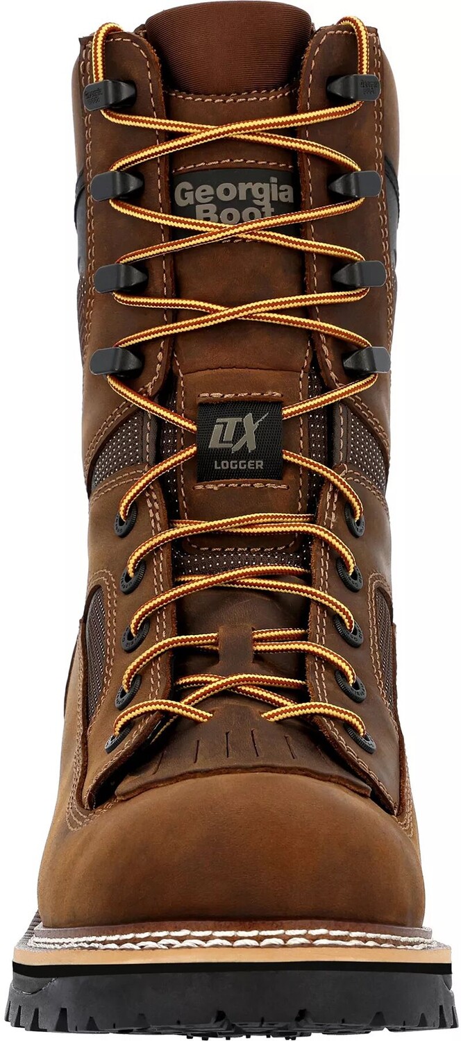 Мужские рабочие ботинки Georgia Boots LTX 9 дюймов с водонепроницаемым композитным носком, коричневый — фото 4