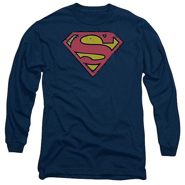 

Футболка с длинным рукавом Superman distressed shield Licensed Character