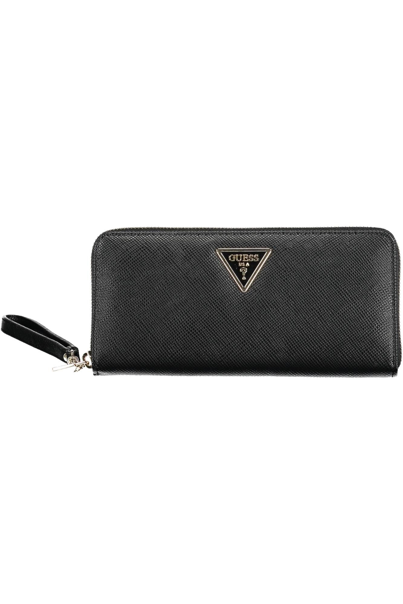 

Черный женский кошелек из полиуретана Guess Shoes