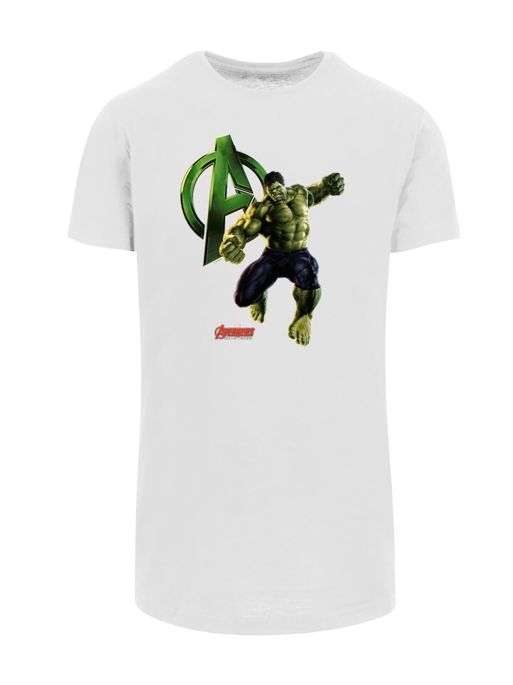 

Футболка F4NT4STIC Marvel Avengers Age of Ultron Incredible Hulk, белый