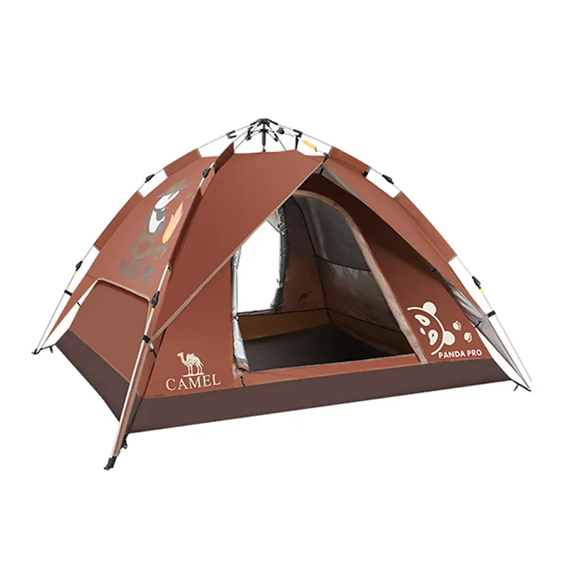 

Палатка для кемпинга Однокомнатная уличная автоматическая палатка One room CAMEL, коричневый