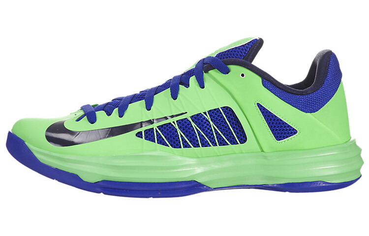 

Баскетбольные кроссовки Hyperdunk 2012 мужские с низким верхом зеленые/синие Nike