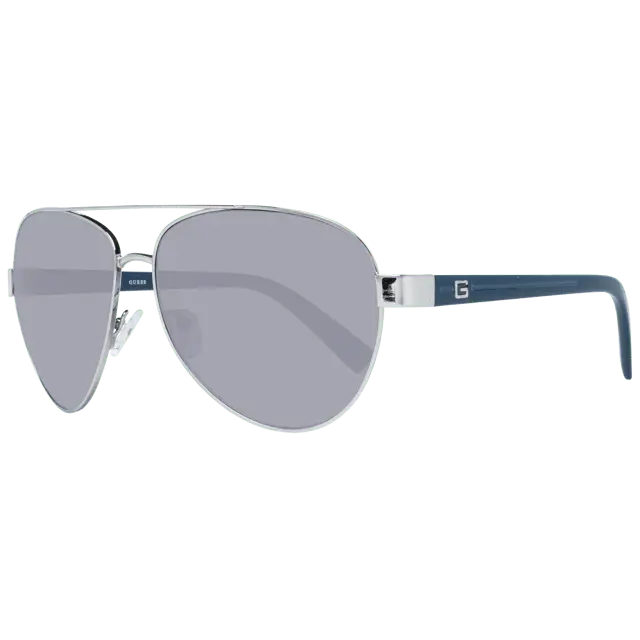 Солнцезащитные очки gu0124f q96 62 Guess, серебряный