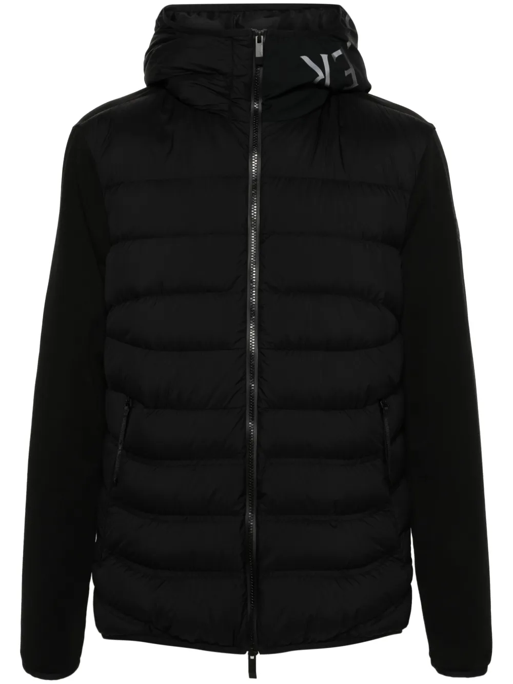 

Куртка с капюшоном и нашивкой-логотипом MONCLER, черный