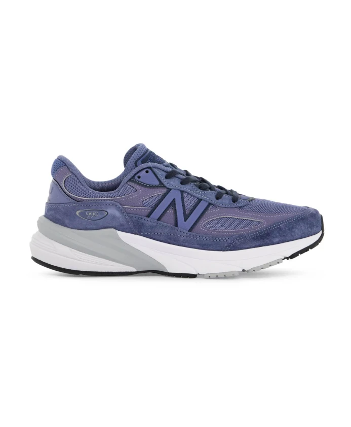 

Кроссовки 990V6 со вставками из замши New Balance, фиолетовый